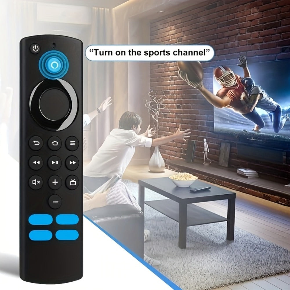 Alexa Voice Remote 6.0 for Fire TV Stick 4K – Backlit Buttons, Ergonomic Compact Design, Universal Smart Home Control, Voice Command, Works with Fire TV Stick, Fire TV Cube & All Fire TV Devices