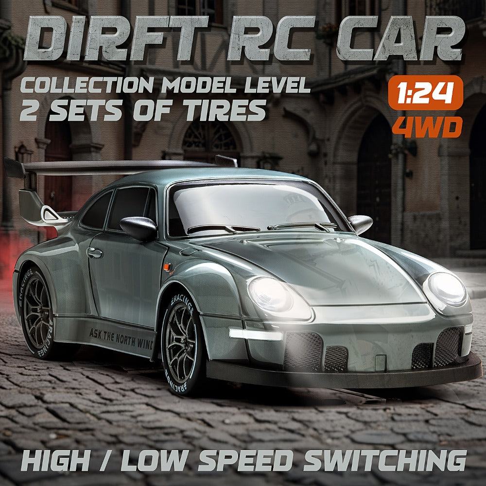 Drift RC Car 1:24 Scale S814, 360° Spin Remote Control Stunt Car in 5 Colors