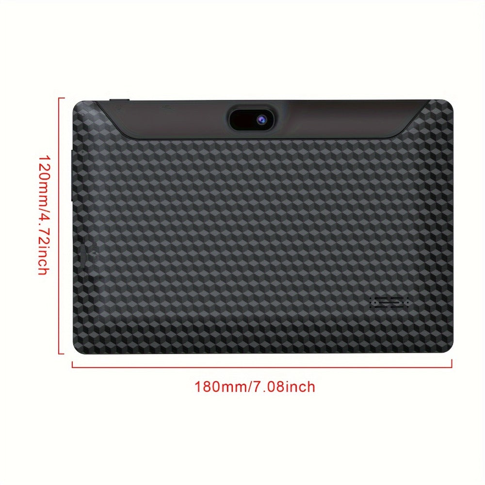 Portable Android 14 Tablet 7 Inch 32GB Storage 512GB SD Expandable Quad-Core 1024x600 IPS HD Touchscreen Dual Camera 2.4G WiFi Lightweight Budget Tablet PC for Browsing Streaming Reading Travel White Black Pink