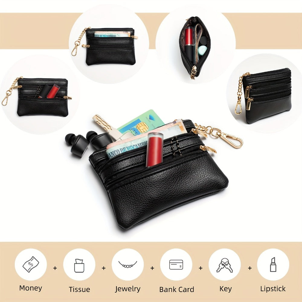 Phone Lanyard Crossbody Strap with Zipper Pouch & Beaded Charm Adjustable Hands-Free Cell Phone Shoulder Strap – Universal Fit for Most Smartphones Women Teens Travel Daily