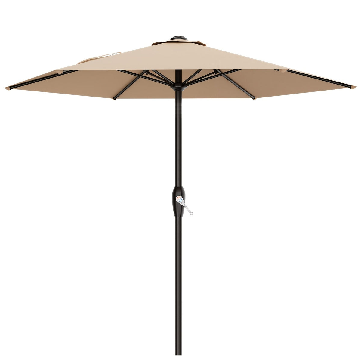 Patio Umbrella shown in the Beige, 7.5FT option