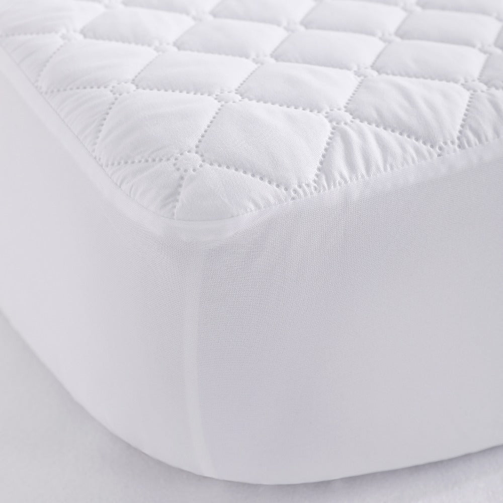 Mini Crib Mattress Protector Fitted Sheet 2 Pack – Quilted Breathable No Noise Baby Mattress Cover | 100% Polyester Protective Play Mat for Standard & Mini Crib | Coffee, Black & Yellow