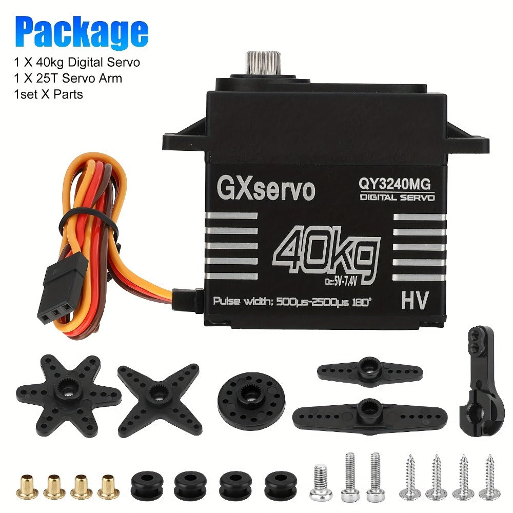 88.18 lb High-Torque Digital Servo with 180° Metal Gear