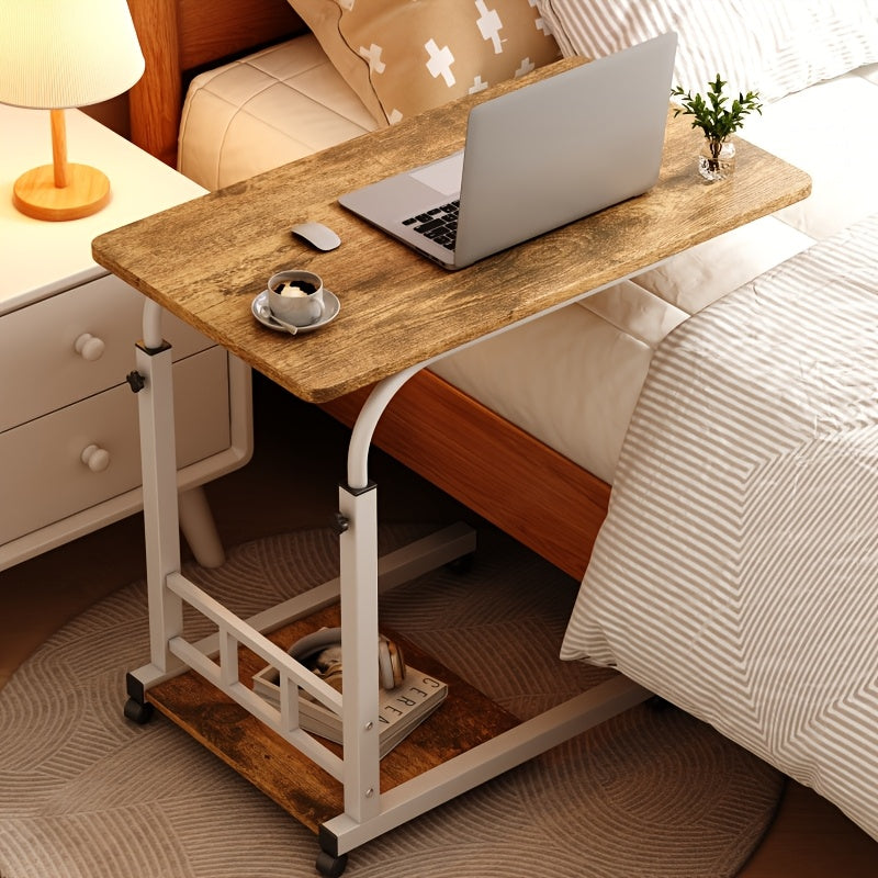 Bedside Table with Wheels Adjustable Height – Multi-Style Nursing Care Table for Elderly & Patients | Single & 3-Tier Rolling Overbed Dining Table, Home Medical Convalescent Furniture, 13 Styles