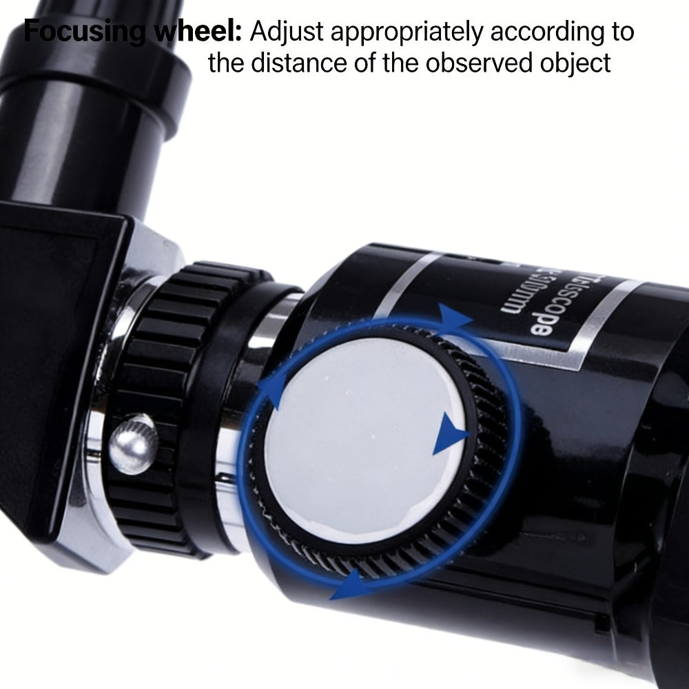 Astronomical Telescope 150x Magnification 70mm Aperture with Tripod Phone Adapter for Moon Star Night Sky Viewing Outdoor Nature Observation Portable Educational STEM Gift for Kids Adults Space Science