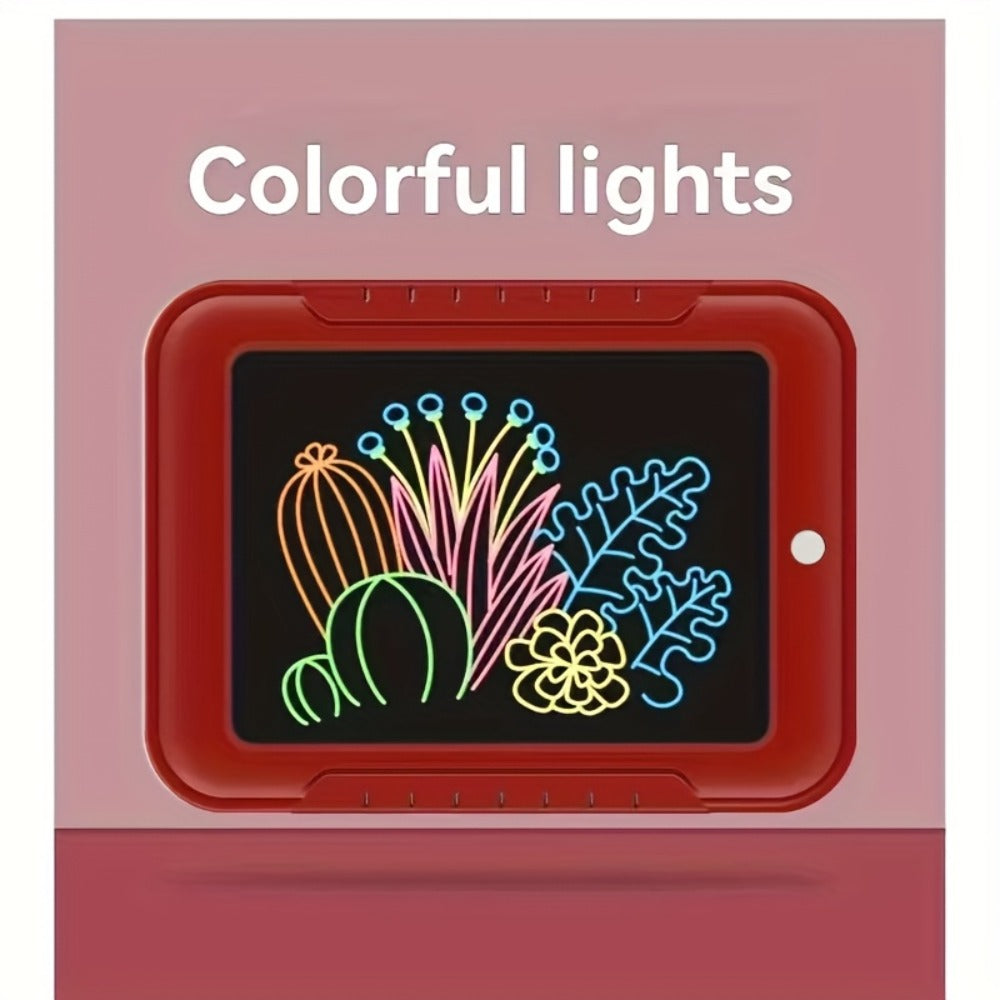 Light Up Drawing Board for Kids LED Doodle Art Set with Colorful Markers & 30 Cards Ages 3-8 – Battery-Powered Glow Writing Board | Birthday Christmas Travel Activity Gift for Boys & Girls