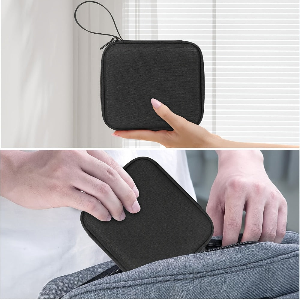 Mini Sticker Printer Carrying Case Hard Protective Box for X5 Thermal Inkless Photo Printer High-Capacity Portable Storage Case Compatible with Instant Camera Label Marker Printer Accessories
