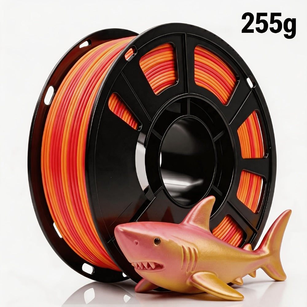 Rainbow PLA Filament 1.75mm Single Dual Triple Color Vacuum Packed – Neatly Wound High Precision ±0.02mm Smooth Printing 0.56lb 0.41lb | Rainbow Gradient PLA Spool for FDM 3D Printers Hobbyists
