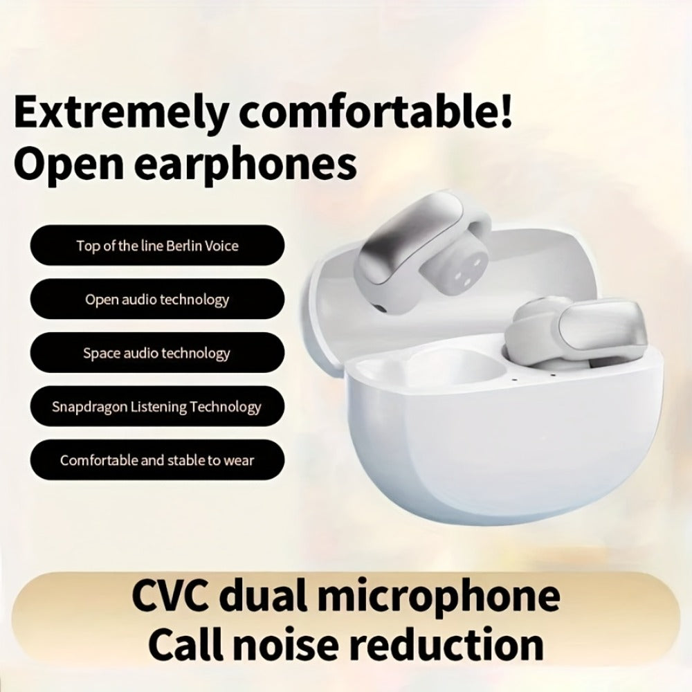 Open Audio Clip-On Earbuds 48-Hour Battery Situational Awareness True Wireless Bluetooth Immersive Sound Limited Edition Chilled Lilac Color
