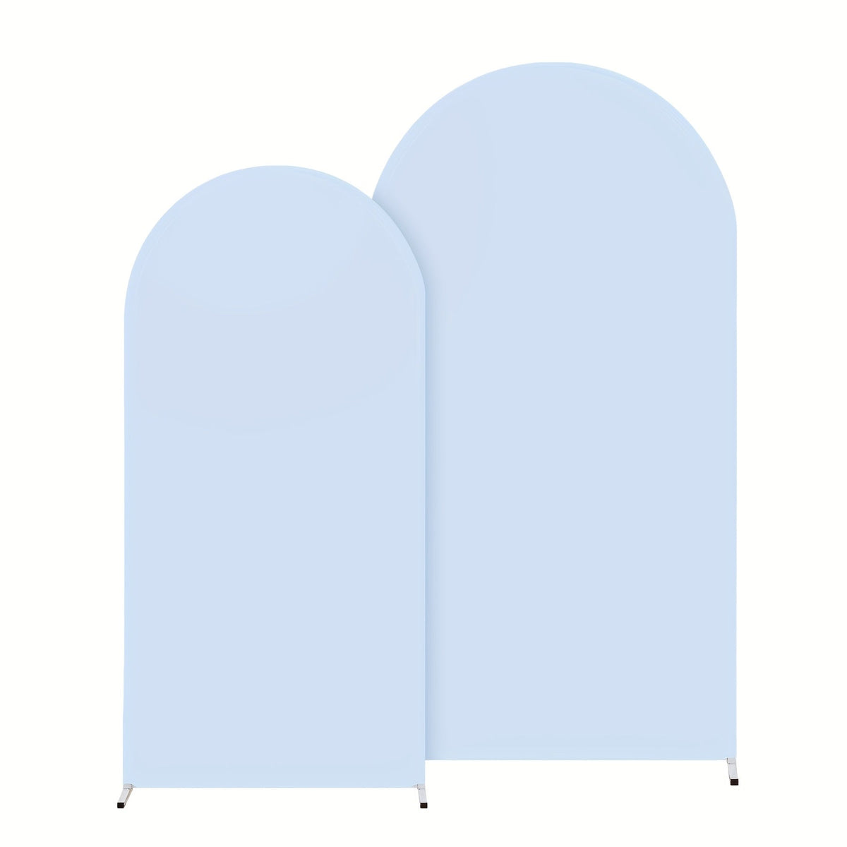 Spandex Arch Backdrop 2 Pack 6Ft x 6.6Ft Wrinkle-Free Stretch Photography Background with Bottom Zipper, Polyester Arched Cover Photo Prop for Wedding, Party, Gender Reveal & Birthday Decoration