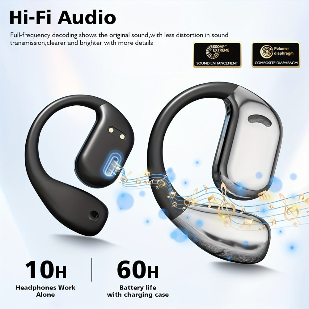 Bone Conduction AI Translation Earphones 156 Languages 3-in-1 Real-Time Wireless Headphones for Travel Business Learning Black Beige Dark Blue Green