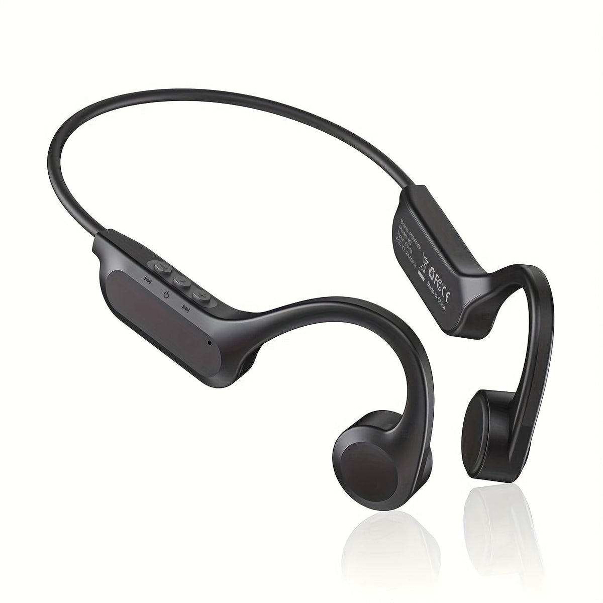 Open Ear Sports Headphones with Microphone 15-Hour Battery True Wireless Bluetooth Earphones for Running Exercising Cycling Gym Workout Awareness Mode