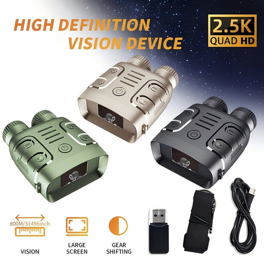 Digital Night Vision Binoculars with 2.5K Imaging, 2.4-Inch Screen and Photo/Video Recording