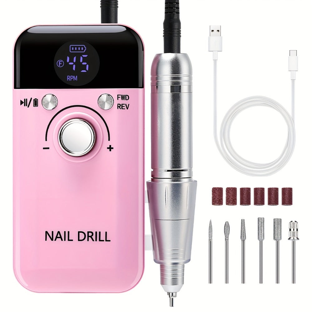 UV LED Nail Lamp 30 LEDs Infrared Auto Sensor with 3 Timer Modes 5s/30s/60s – Detachable Magnetic Base Gel Polish Curer for Hands & Feet, Painless Low-Heat Curing for Home & Salon, Pink White