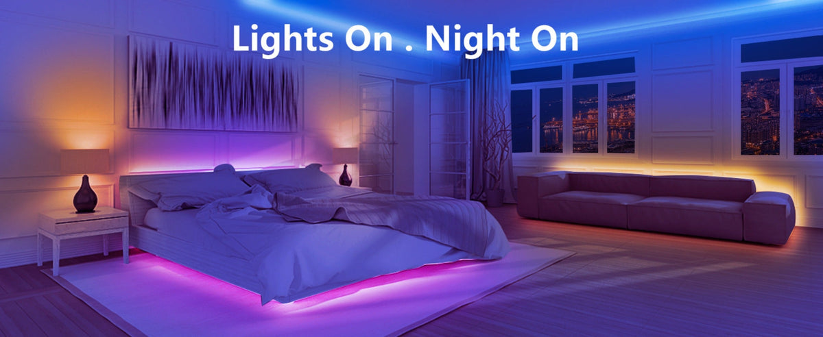 LED Strip Lights 200FT – Smart RGB Color Changing with App & Remote Control Music Sync 16 Million Colors Timer for Room Bedroom Gaming Party Holiday Christmas Decor