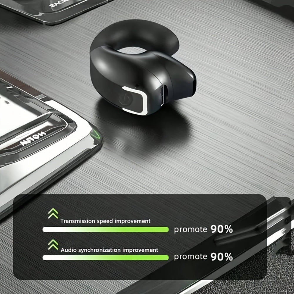 Lightweight Noise Cancelling Wireless Earbuds Handsfree Calls, Stylish Portable In-Ear Headphones USB Type-C Charging 5H Battery Life, Compatible with Smartphones, Perfect Gift for Men Women