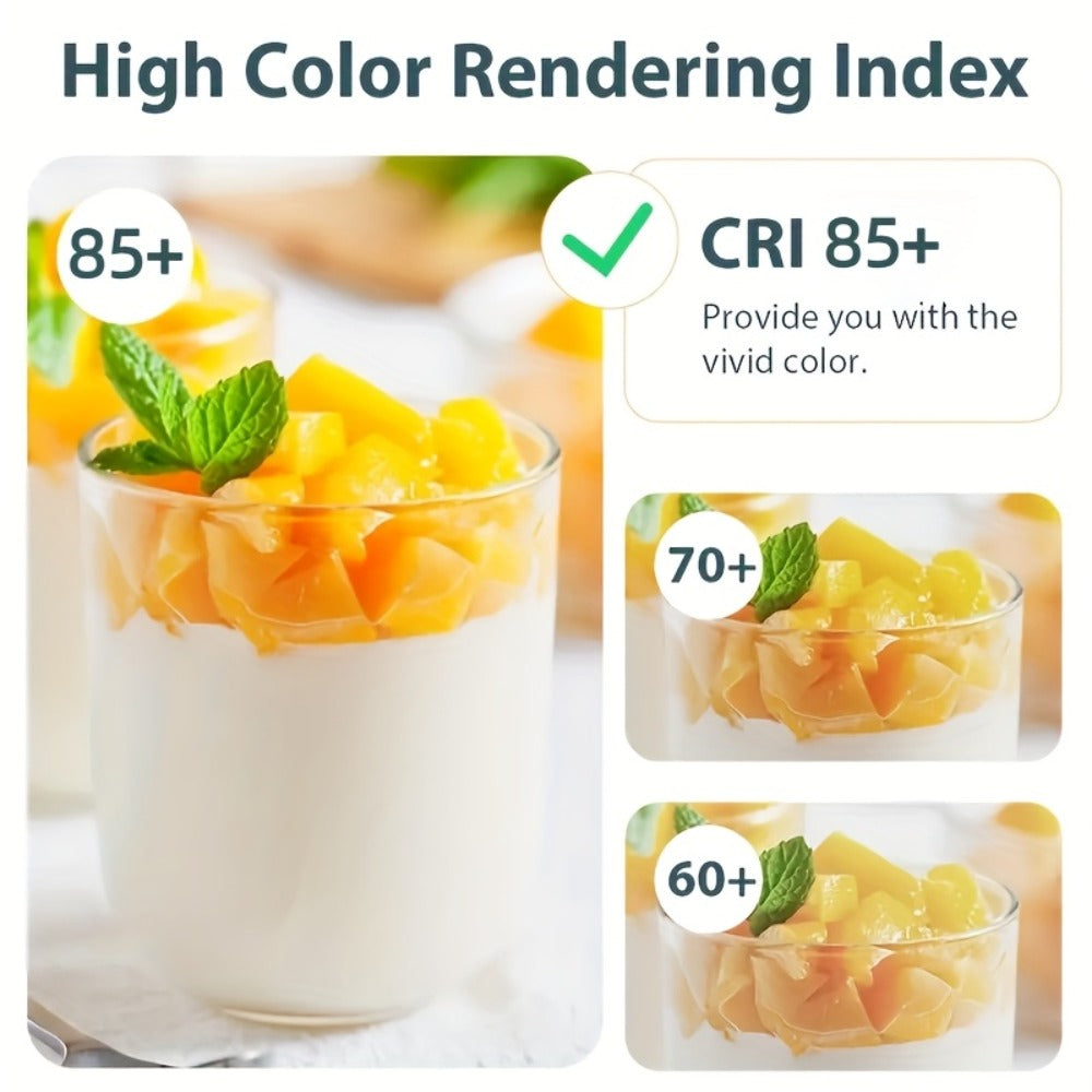 A19 LED Light Bulb 14W 1100 Lumens 4500K Daylight White 85+ CRI Non-Dimmable – E26 Base No Flicker High Brightness Bulb for Home Bedroom Office Kitchen Living Room Lamp, 6 Pack