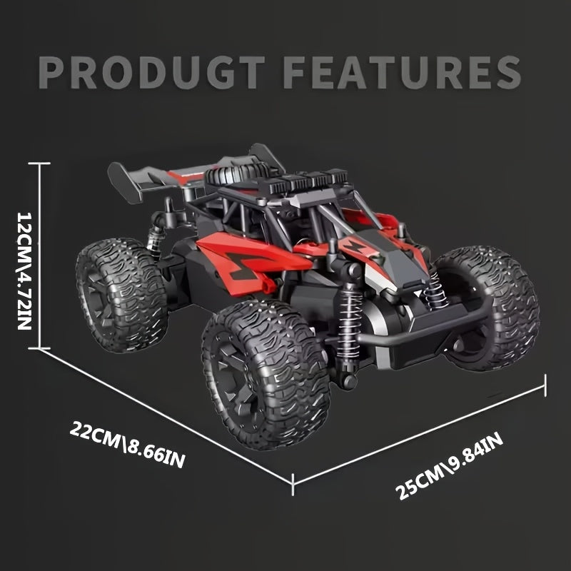 High-Speed RC Off-Road Car, 30 KM/H, 2.4GHz 4WD Alloy