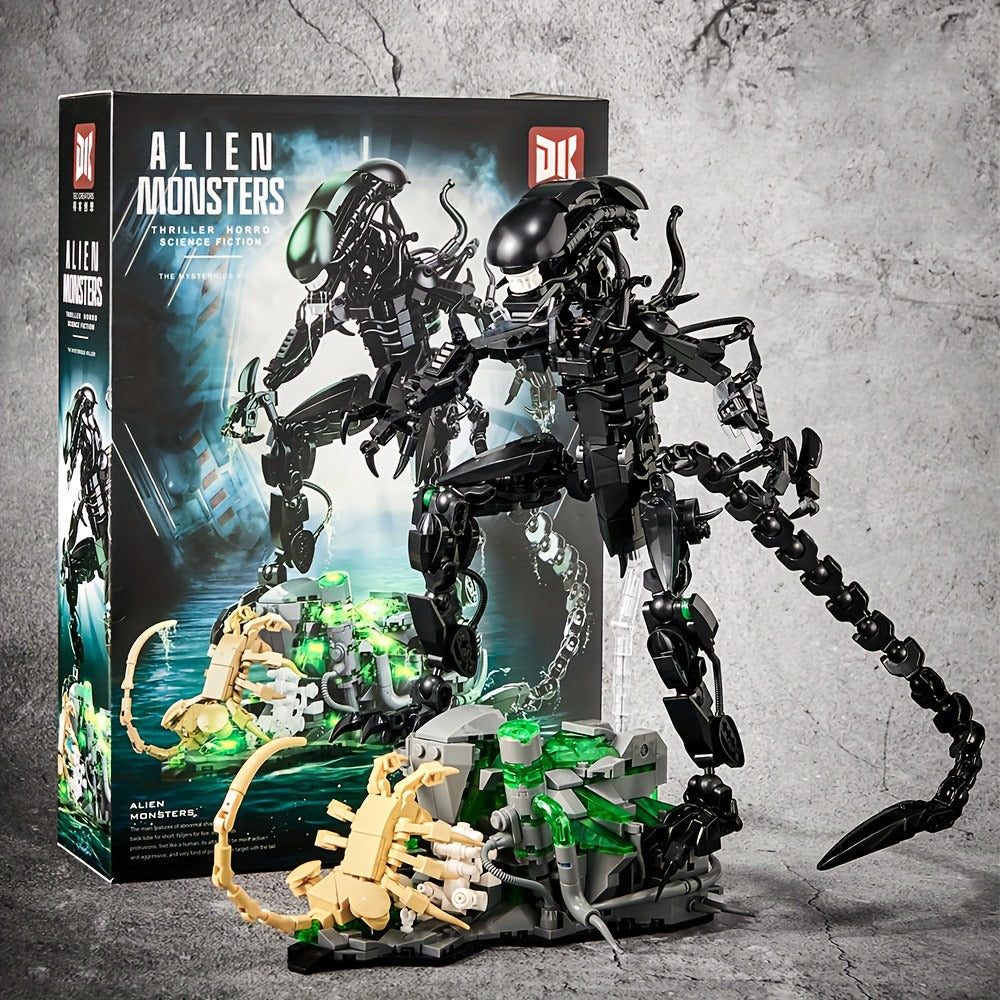 958-Piece Alien Beast Building Block Model Kit