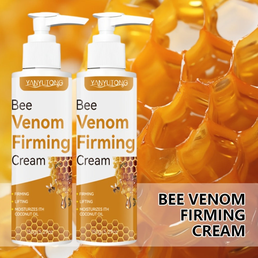 Bee Venom Collagen Firming & Lifting Body Cream 150g — Natural Skin Tightening Sculpting Moisturizer for Face, Arms, Thighs, Hips & Abdomen | Anti-Sagging Anti-Aging Hydrating Formula All Skin Types