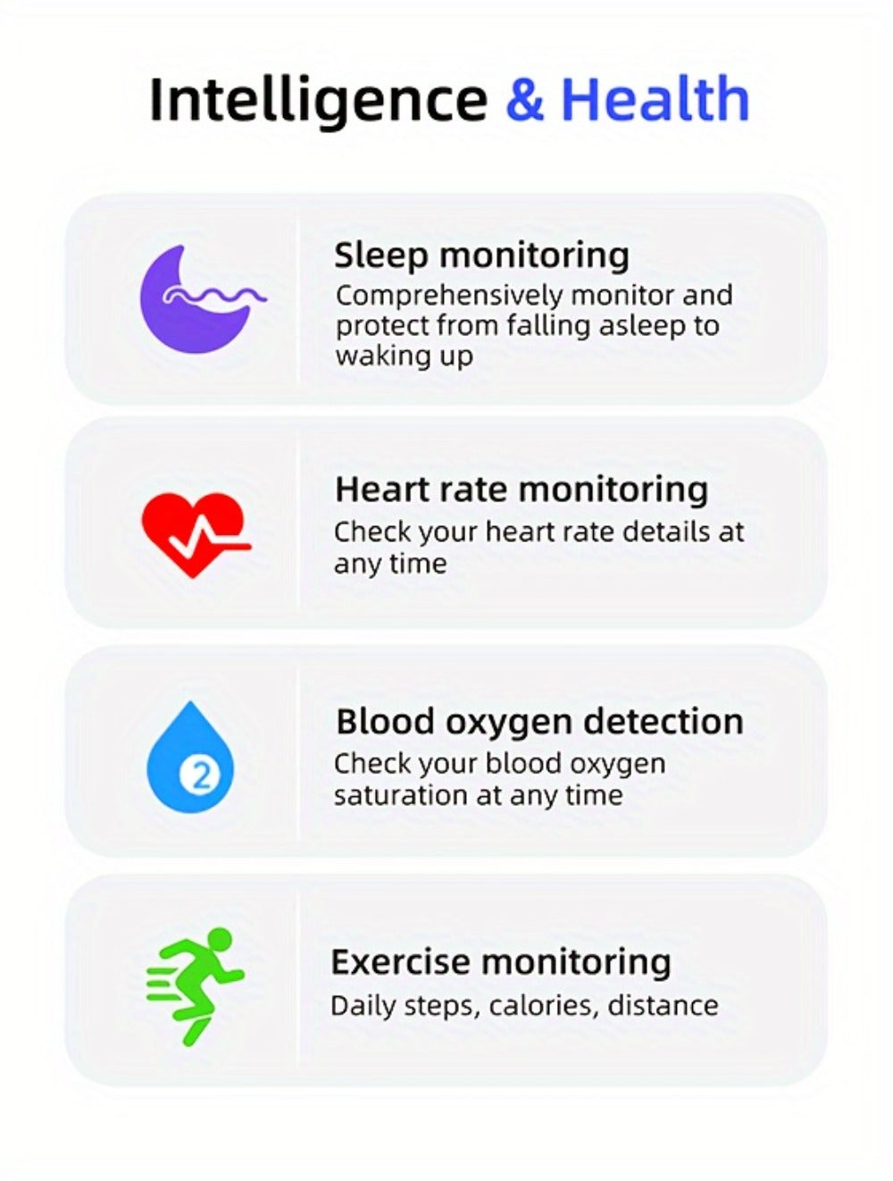 Health Monitoring Smart Ring with Heart Rate HRV Sleep Tracking, Steps Calories Body Temp & Menstrual Cycle – Bluetooth 5.3, iOS & Android, Sizes #7-#13, Rose Gold Black Silver