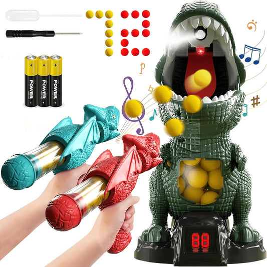 Dinosaur Foam Bullet Blaster Set with Pump Action and 3 Editions