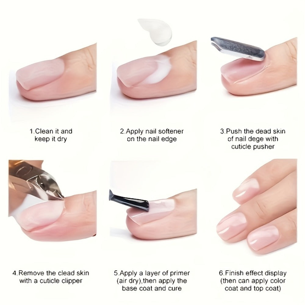Nail Cuticle Remover Stick 3-Pack Dead Skin Softener with Nail Oil Formula — Anti-Hangnail Cuticle Care Tool for Finger Trimming Nail Art Prep, Salon & Home Manicure Pedicure Gift Set for Women
