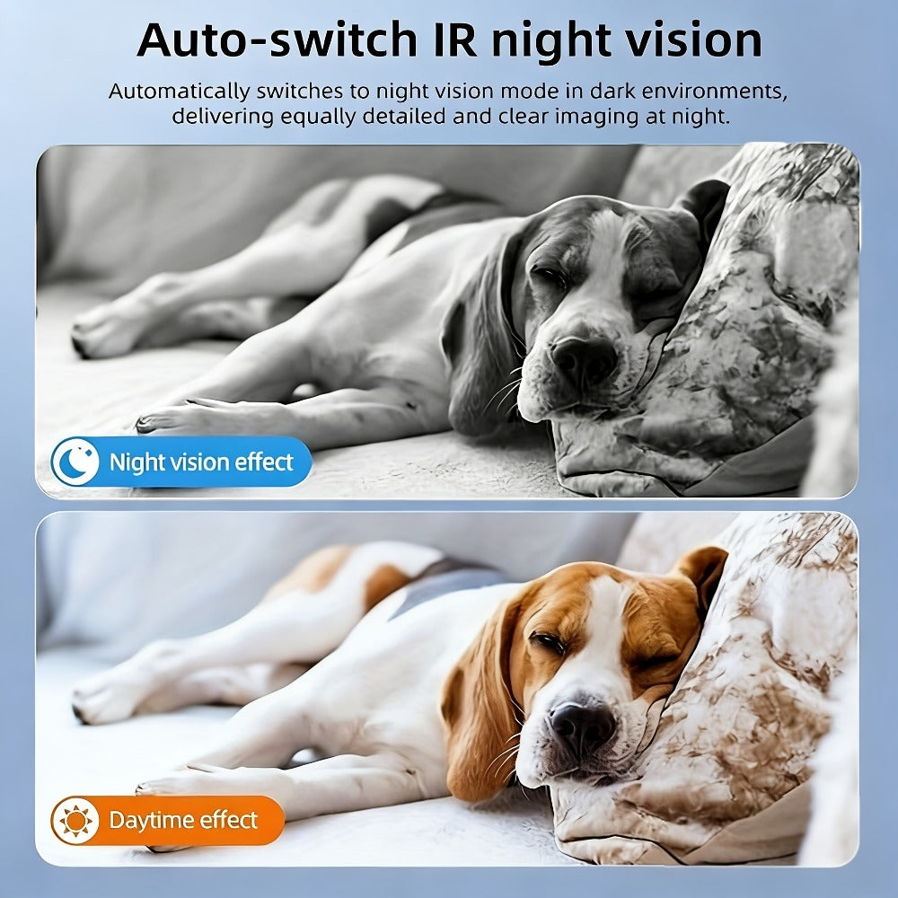 1080P Mini WiFi Security Camera 4 Pack with Night Vision & Motion Detection – 150° Rotation, Wide Angle, Indoor Compact Wireless Camera, Baby Pet Monitor, Cloud & SD Storage