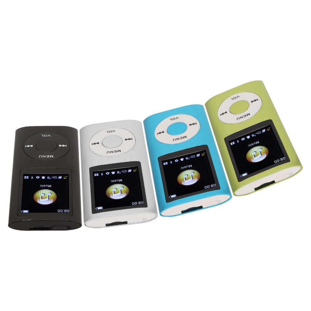 MP3 Player 8-Hour Battery 64GB Lossless FLAC, Slim 1.8 Inch LCD Aluminum Alloy Portable Music Player, Supports MP3 WMA FLAC APE, Playlist Shuffle Sleep Mode, TF Micro SD Card, Earphone & Cable Included