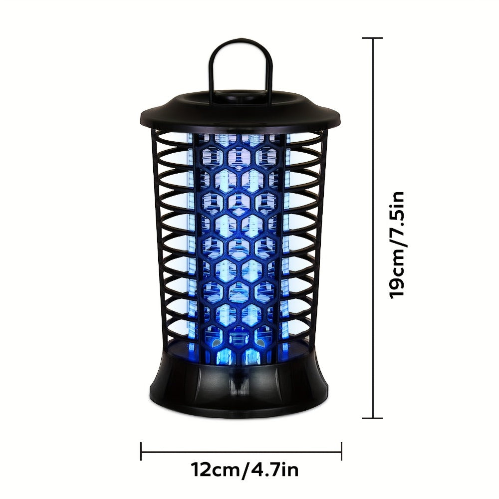 Indoor Bug Zapper Electric – Powerful Mosquito Killer & Fly Zapper with Bug Collector Tray, Easy Clean, Silent Operation, Plug-In Insect Trap for Bedroom, Kitchen, Office & Home Use
