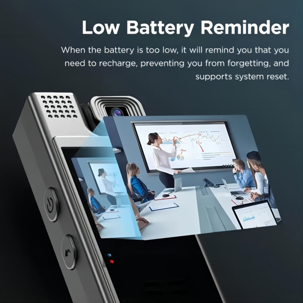 1080P HD Pocket Camcorder with 180° Rotatable Lens – Handheld Body Camera, USB Charging, Lightweight Compact Smart Recorder for Travel, Event Recording, Holidays & Birthday Gift (SD Card Not Included)