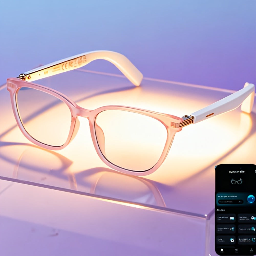 164-Language Translation Glasses with Real-Time AI Voice Translator – Bluetooth Music & Calls | AI Voice Assistant | Indoor & Driving Use | Unisex Smart Eyewear Multiple Colors | Travel Business Gift