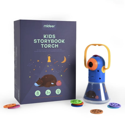Kids Story Projector Torch with 12 Story Reels for Ages 3+