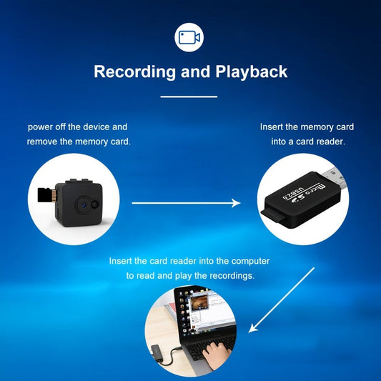 No WiFi Security Camera Q7 with SD Card Storage & Rechargeable Loop Recording