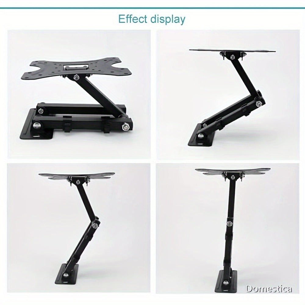 Articulating Full Motion TV Wall Mount 22-55 Inch – Swivel Tilt Extend Bracket for Flat & Curved Screens up to 80 lbs, Universal VESA Compatible, Heavy Duty Steel, Black