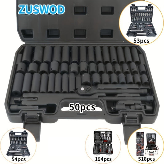 Socket and Repair Tool Set with Storage Case for Home & Auto Maintenance