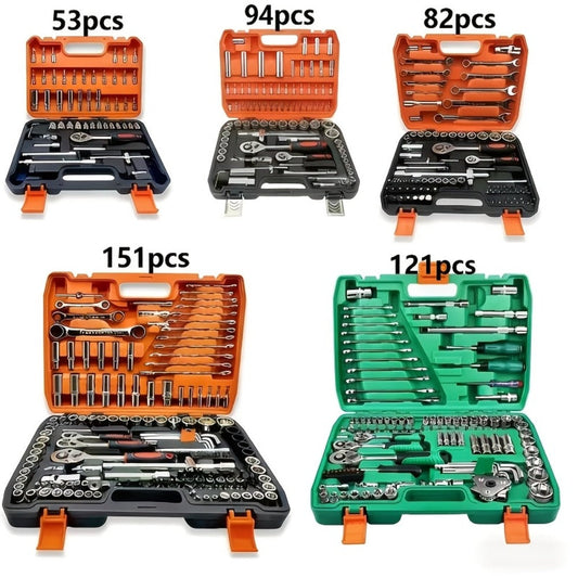 Stainless Steel Repair Tool Kit with Carrying Case for Auto & Home Projects