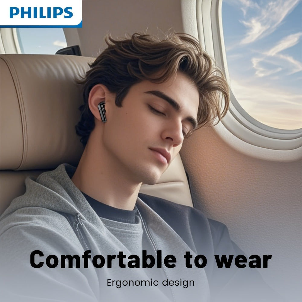 Philips 2026 Wireless Earbuds V6.0 Dual Stereo In-Ear Noise Reduction Long Standby Type-C Charging Comfortable Fit for Birthday Independence Day Holiday Gift iOS Android