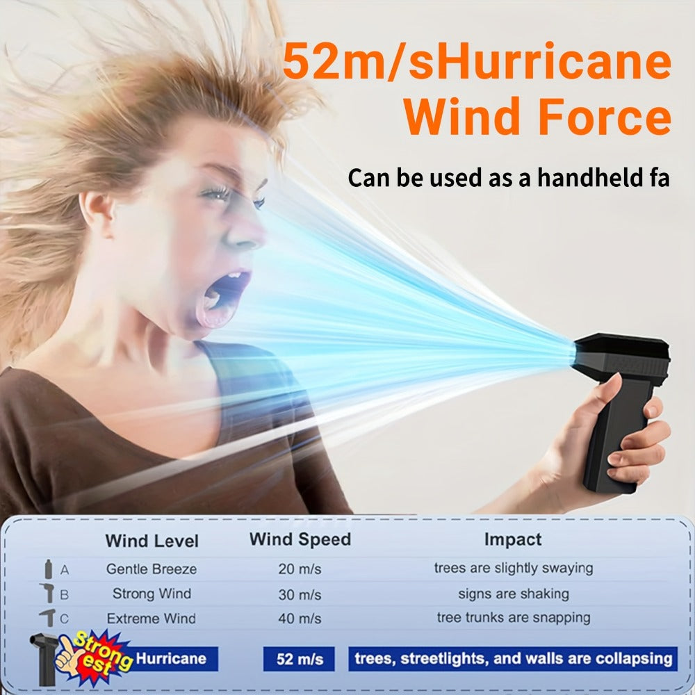 Electric Air Duster 150000RPM Cordless Turbine Blower with 8000mAh Battery & 13kPa Suction – Canned Air Alternative Jet Blower for Keyboard, Computer, Car & Home Cleaning, No Refills Needed