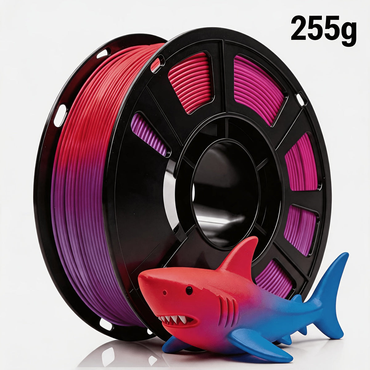 Rainbow PLA Filament 1.75mm Single Dual Triple Color Vacuum Packed – Neatly Wound High Precision ±0.02mm Smooth Printing 0.56lb 0.41lb | Rainbow Gradient PLA Spool for FDM 3D Printers Hobbyists
