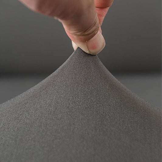 Stretch Sofa Cover with Elastic Band, Washable Fabric and Separate Pillowcase Option