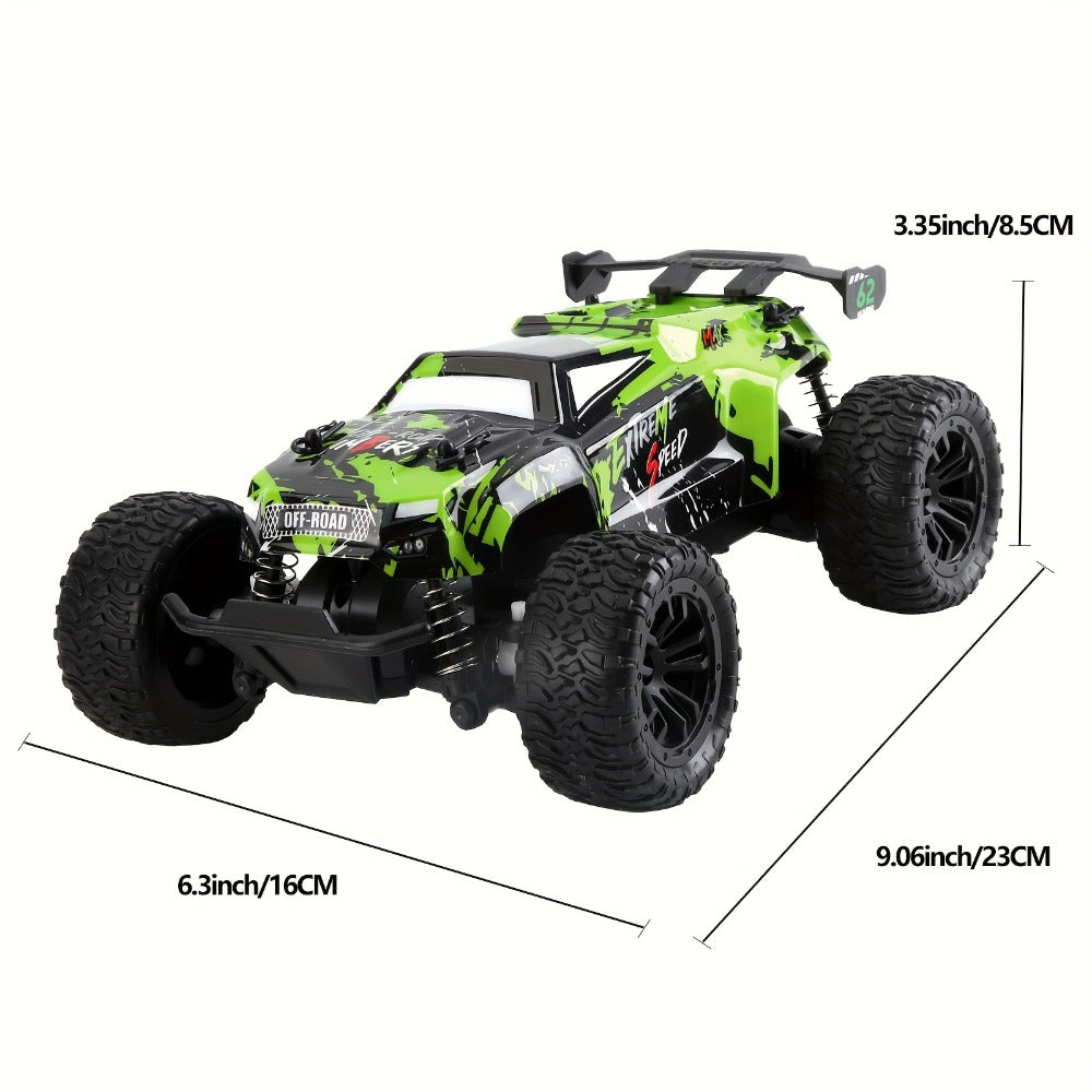 Alloy RC Truck for Kids 2.4GHz Off-Road Remote Control Car – All-Terrain Rechargeable Metal Body, Safe for Boys & Girls Ages 3 4 5 6 7, Best Birthday Easter Christmas Gift Toy