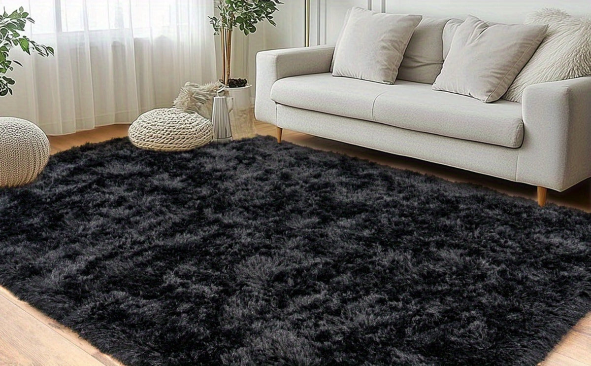 Fluffy Shag Area Rug 8x10 Feet – Ultra Soft Plush Non-Slip Large Living Room Rug, Fuzzy Bedroom Carpet for Teen Dorm, Study Room & Home Decor – Multiple Colors