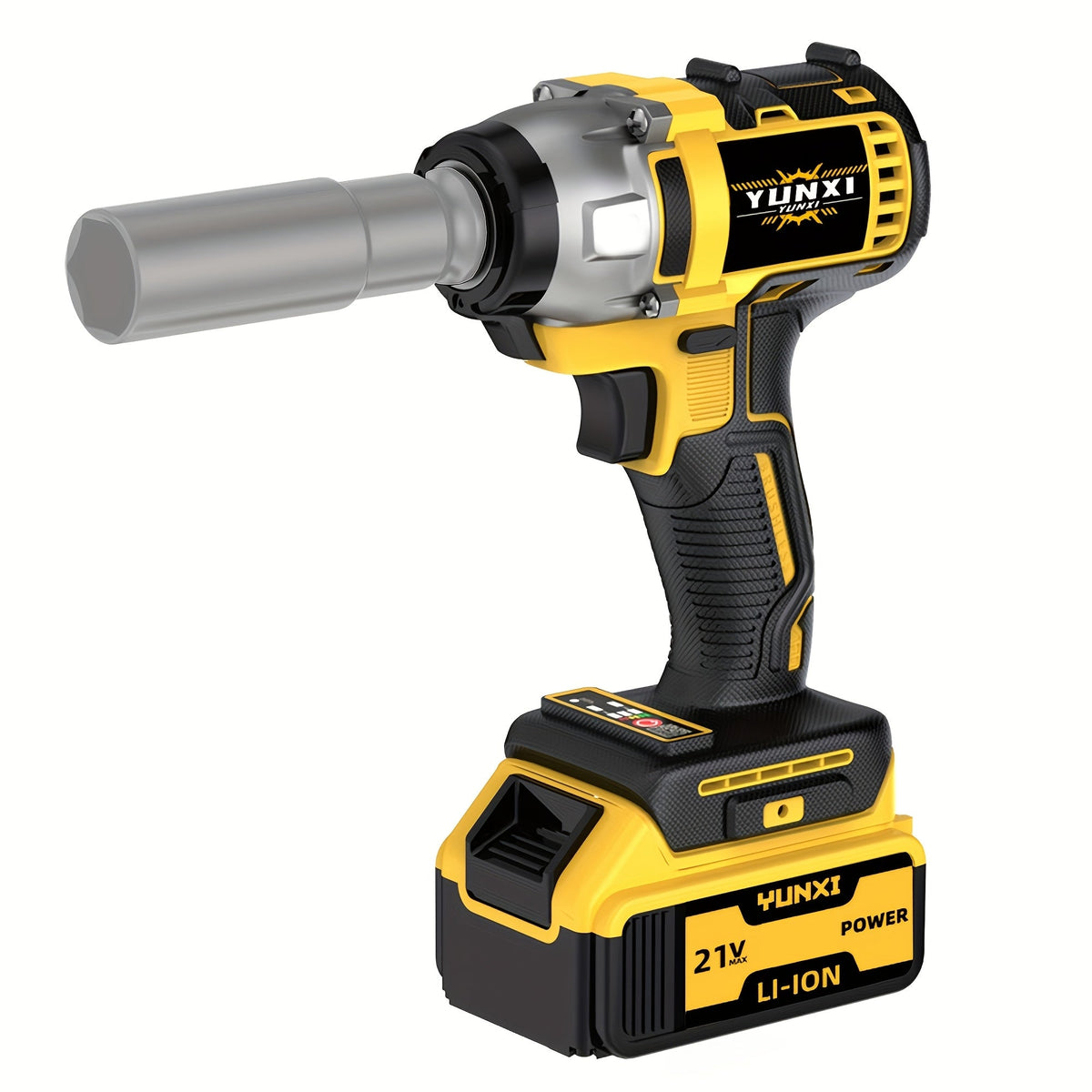 Cordless Impact Wrench 21V Brushless Electric Drill Set with 4000mAh Battery, Toolbox & Full Accessories, Wireless Power Drill for Automotive, Home & Industrial Use, Men's Gift