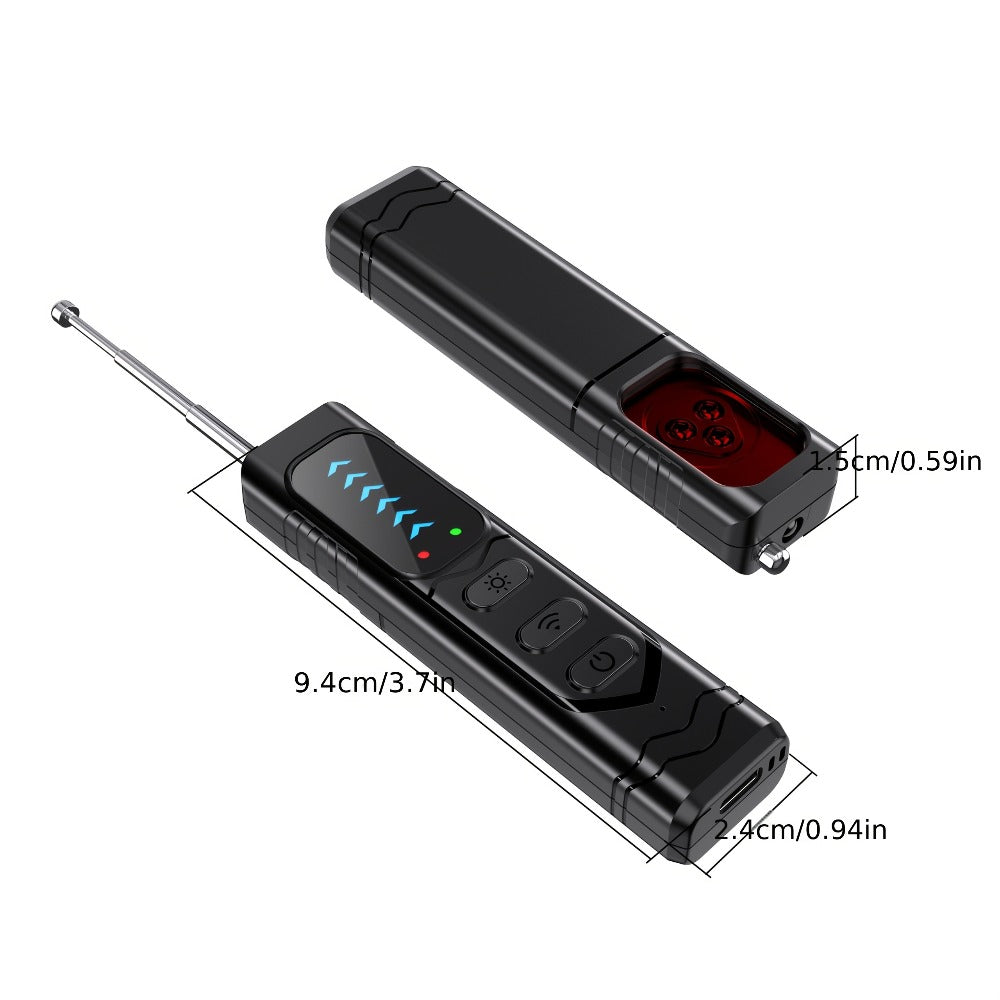 Smart Bug Detector Anti-Spy Camera Finder with Anti-Eavesdropping, Anti-Tracking & Anti-Stealing Detection – Portable Privacy Security Scanner for Hotels, Meeting Rooms, Cars, Homes & Travel