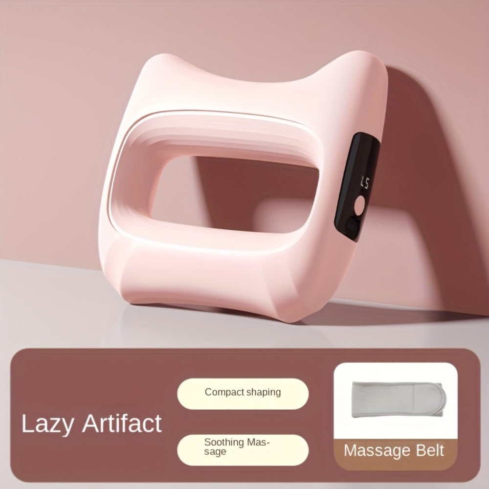 Massage Ring Fascia Massager – Mini Neck Waist & Full Body Muscle Relaxing Ring with Massage Belt, Multi-Function Fitness Relaxation Tool for Back, Waist & Neck, Portable Gift for Men Women