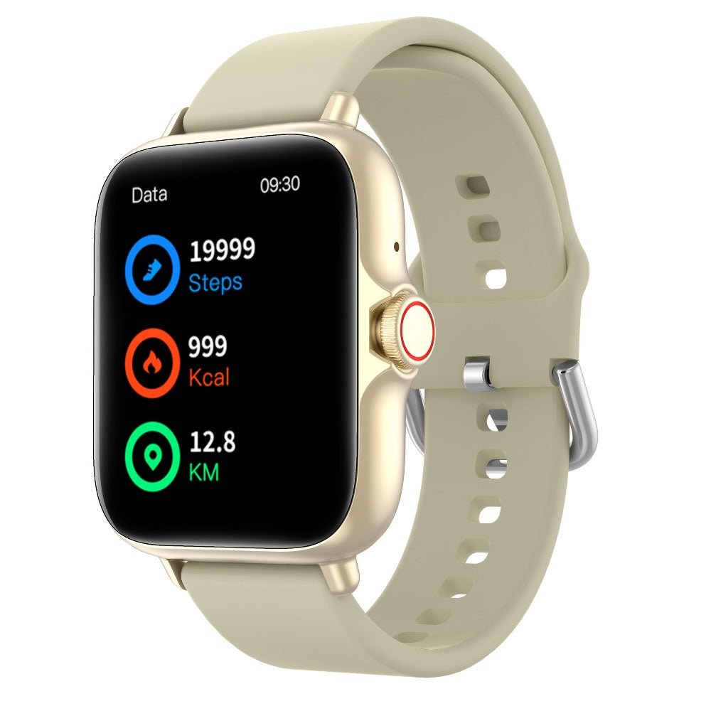 Large Screen Smartwatch with Wireless Calling & Message Alerts, Full Touch HD Display, Heart Rate Blood Oxygen Sleep Stress Monitor, Activity Tracker Multiple Sport Modes, Compatible with iPhone & Android – Black Pink Gold Silver
