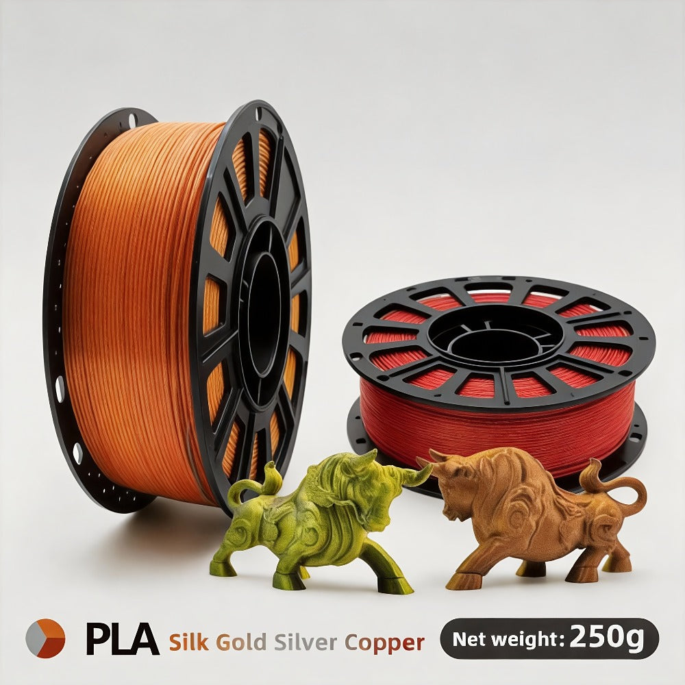 Gradient Rainbow PLA Filament 1.75mm 32 Colors – Shiny Multicolor Fast Color-Changing 250g Spool for FDM 3D Printers | Compatible with Creality Ender 3 Bambu Lab Prusa Anycubic | 3D Printing Filament
