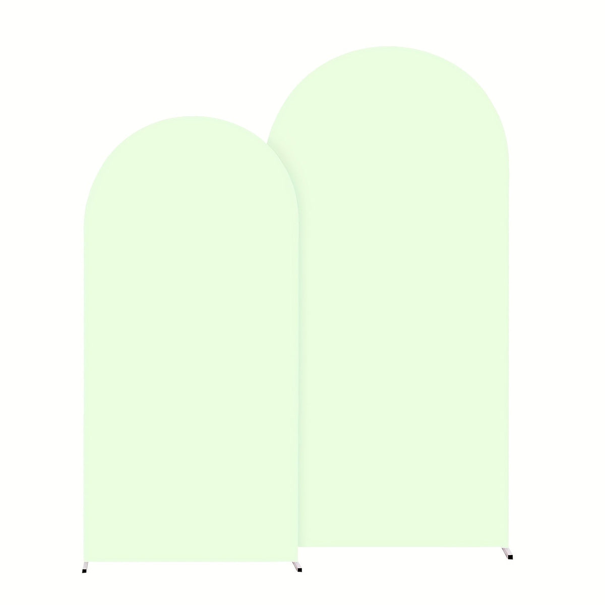 Wedding Arch Cover 2pcs Stretchable Wrinkle-Free Polyester Tight-Fit Arch Banner Covers with Zipper for Wedding Ceremony Birthday Gender Reveal Bridal Shower Graduation Party Decor