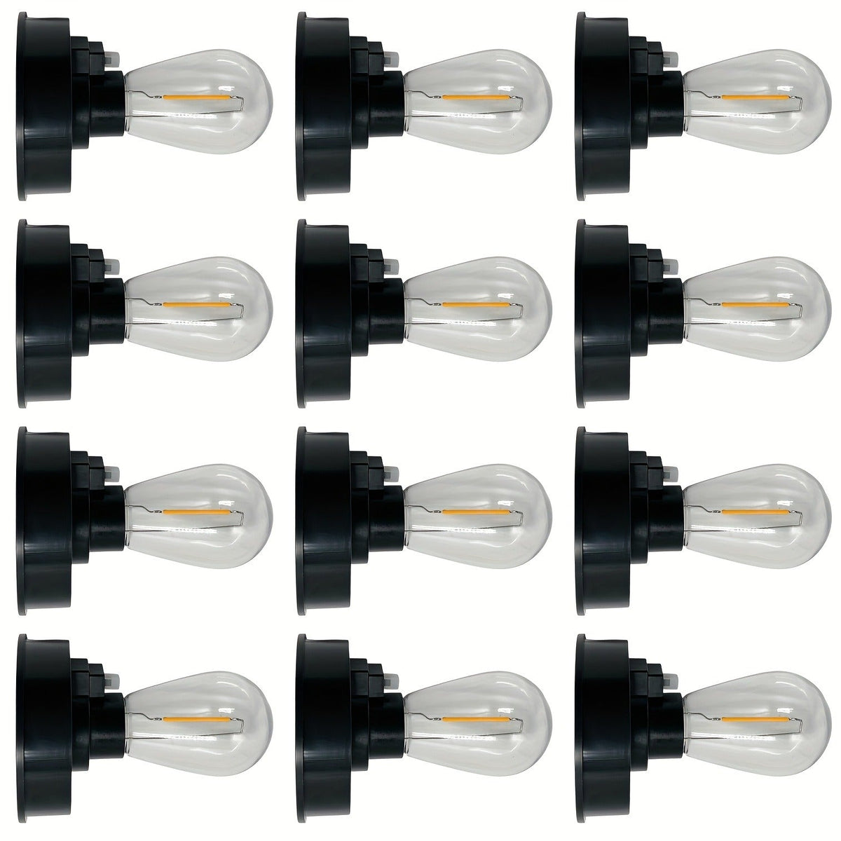 Solar Lantern Replacement Bulb IP65 Waterproof – Outdoor Solar Light Accessory, Top Bulb Replacement Kit | 2, 6 or 12 Pack